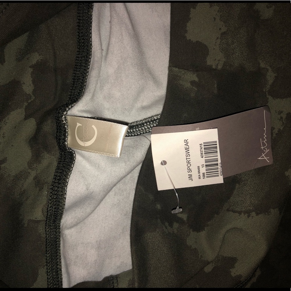Camo Leggings Green Medium NWT C Active - Picture 4 of 4